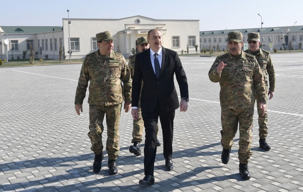 Ağstafada Müdafiə Nazirliyinin “N” saylı hərbi hissəsi ilə tanışlıq