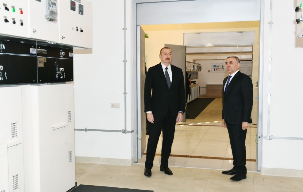 Im Bezirk Agstafa neues Umspannwerk in Betrieb genommen