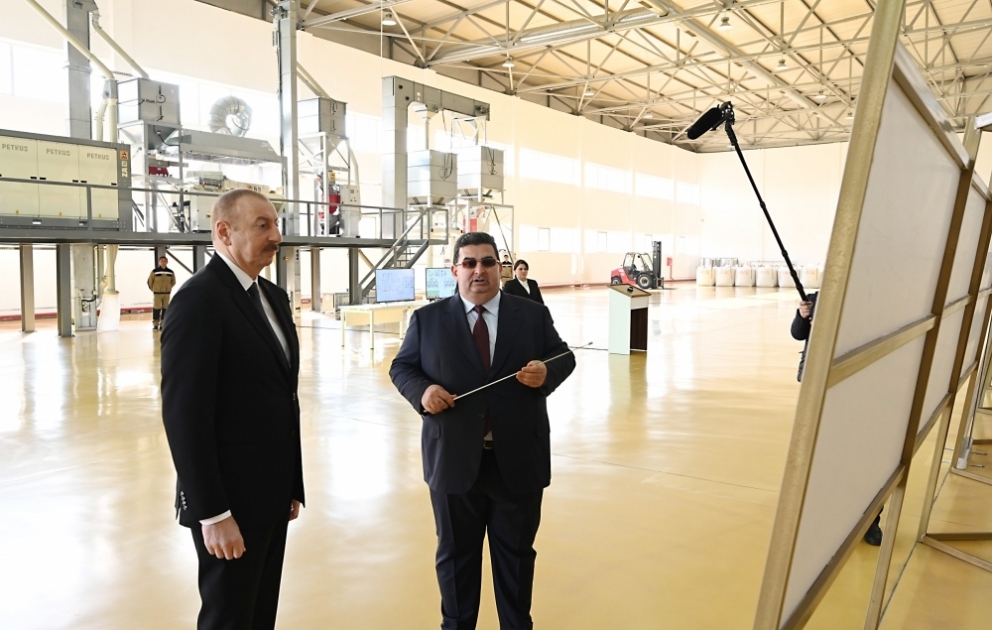 In Agstafa Region neuer Agropark in Betrieb genommen