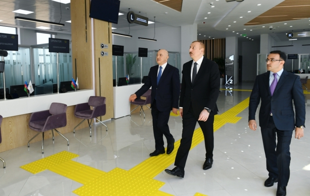 В Товузе сдан в эксплуатацию комплекс ASAN Həyat 
Президент Ильхам Алиев принял участие в церемонии открытия