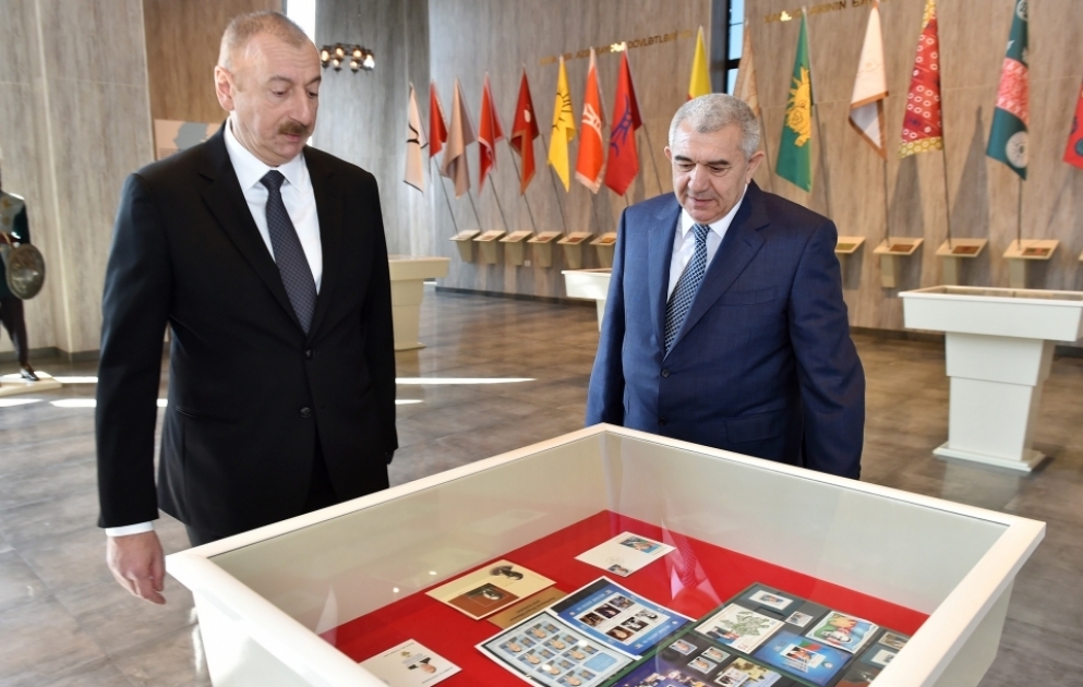 Le président Ilham Aliyev inaugure le Musée des attributs étatiques de Tovouz