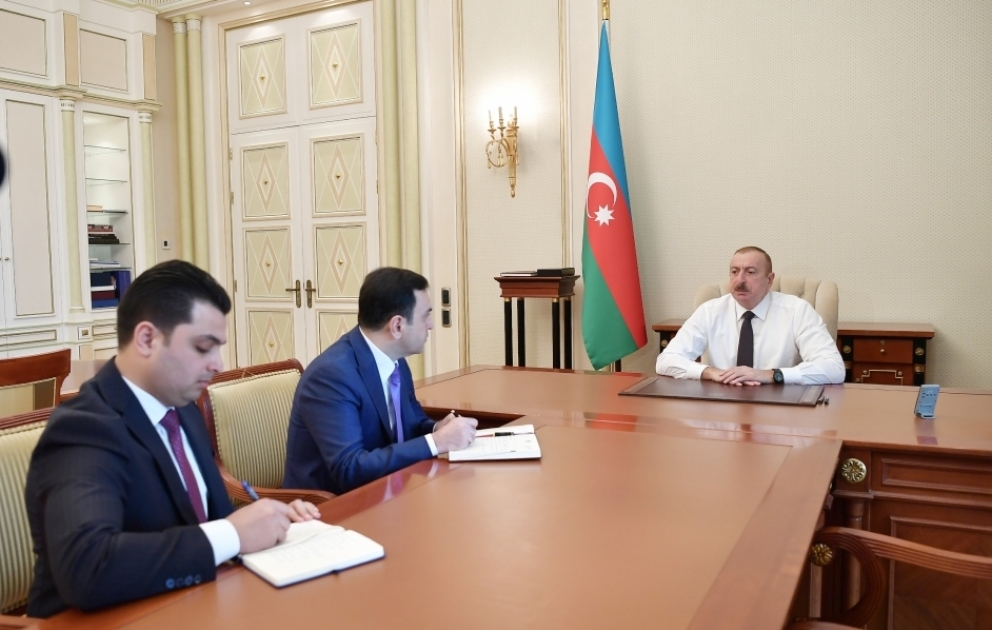 Präsident Ilham Aliyev empfängt neu ernannte Leiter der Exekutive von Ismayilli und Neftschala