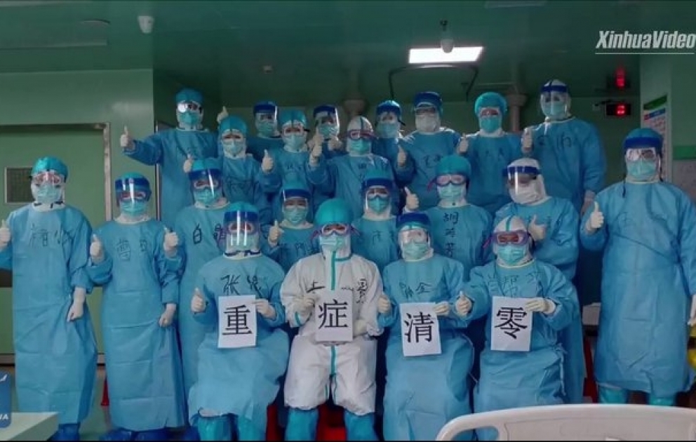 All severe coronavirus patients have been discharged from the Qichun People's Hospital in China's Huanggang, one of the hardest-hit cities by the epidemic.