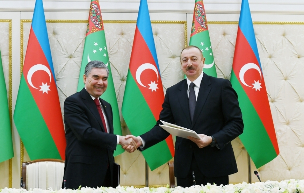 Aserbaidschan und Turkmenistan unterzeichnen mehrere zwischenstaatliche Dokumente
