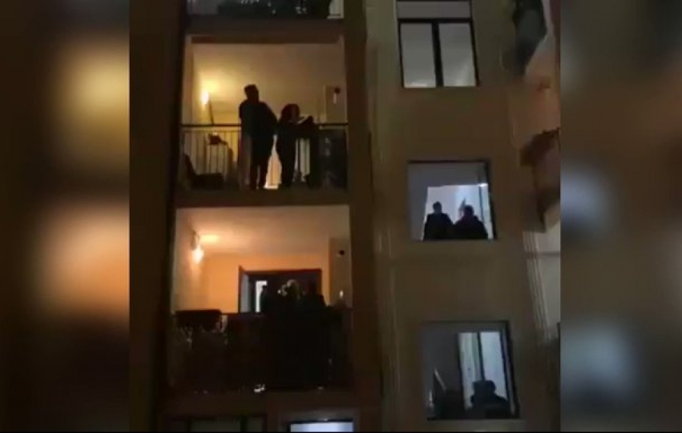 Italians in lockdown all over Italy are keeping each other company by singing