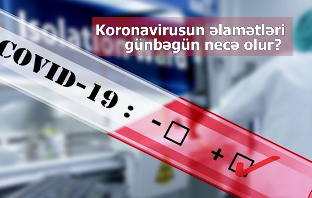 Koronavirusun əlamətləri günbəgün necə olur?
