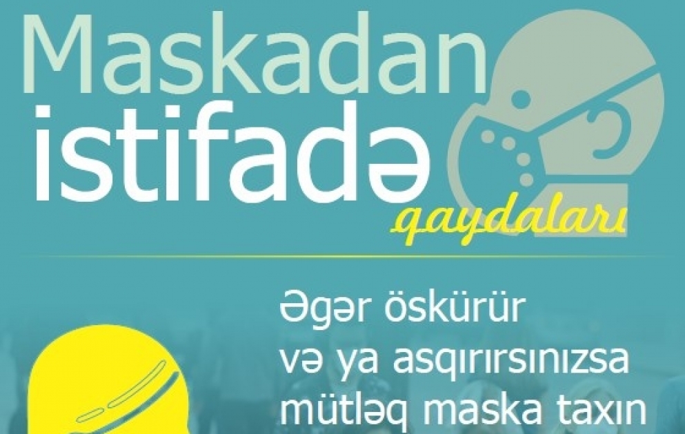 Tibbi maskadan istifadə qaydaları - İnfoqrafika