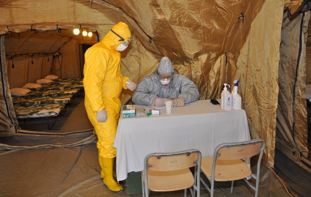 FHN koronavirus təhlükəsi ilə bağlı Rusiya ilə sərhəddə qəbul-çeşidləmə məntəqələri qurub