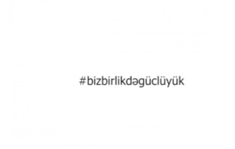 “Biz birlikdə güclüyük” həştəqi ilə daha bir sosial çarx hazırlandı