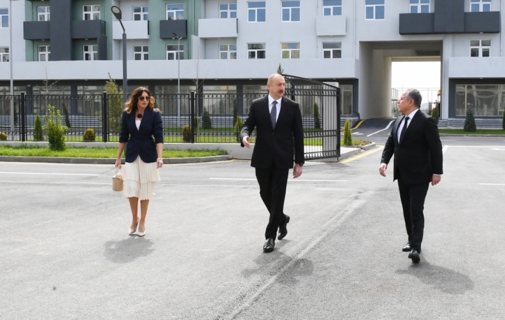 President Ilham Aliyev attended opening of Hovsan residential complex