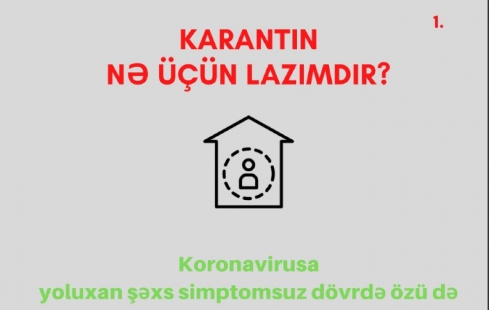 Karantin nə üçün lazımdır İnfoqrafika