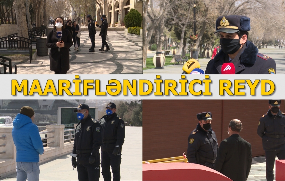 Bakı sakinləri karantin rejiminə əməl edirmi? 
Polis əməkdaşları reyd keçirir
