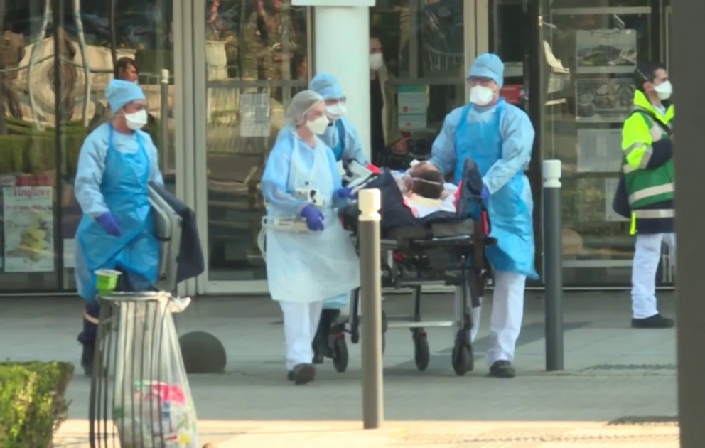 Strasburqda sürət qatarını ambulansa çevirdilər