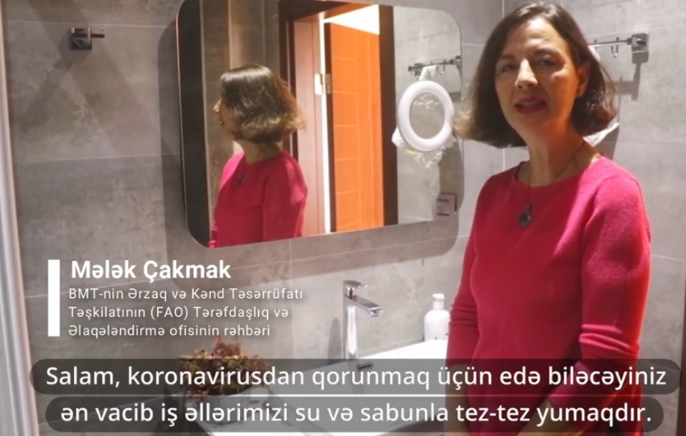 Mələk Çakmak da "Təmiz əllər" kampaniyasına qoşuldu