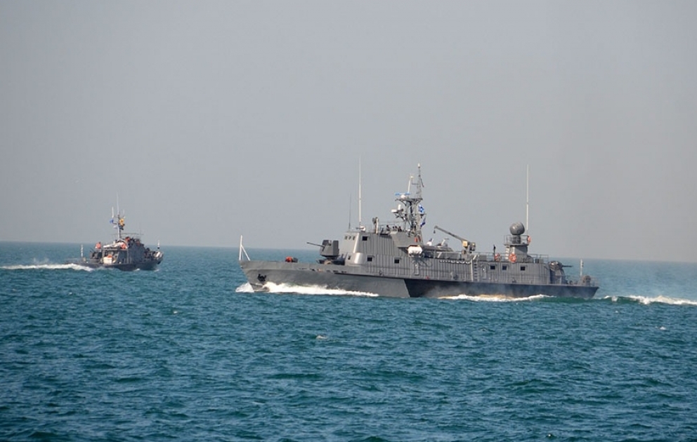 Военно-морские силы Азербайджана провели тактическое учение