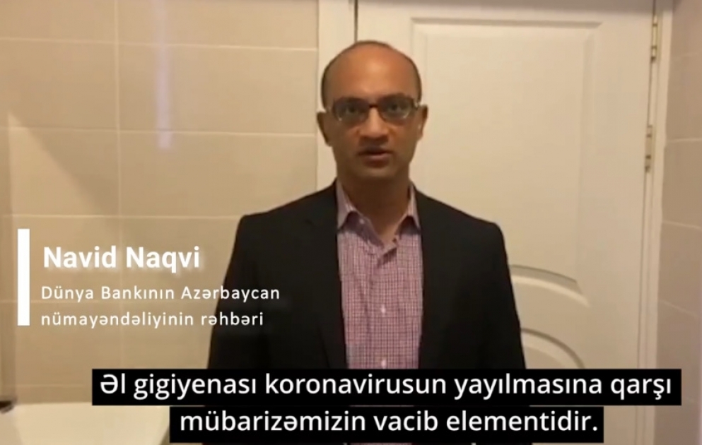 Təmiz əllər kampaniyası 
Navid Naqvi estafeti Orxan Məmmədova ötürdü
