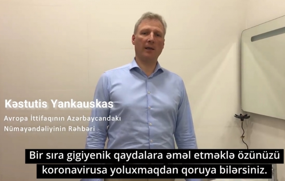 Kəstutis Yankauskas "Təmiz əllər" kampaniyasına qoşulub