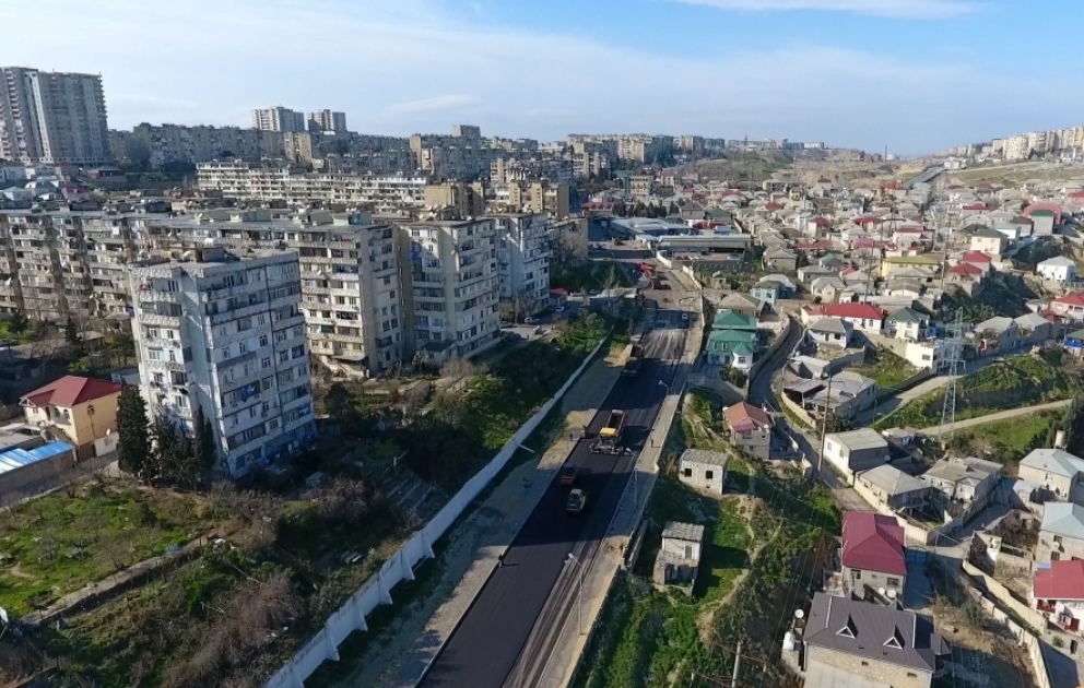 Xətai rayonunda Məzahir Rüstəmov və İnqilab İsmayılov küçələri yenidən qurulur