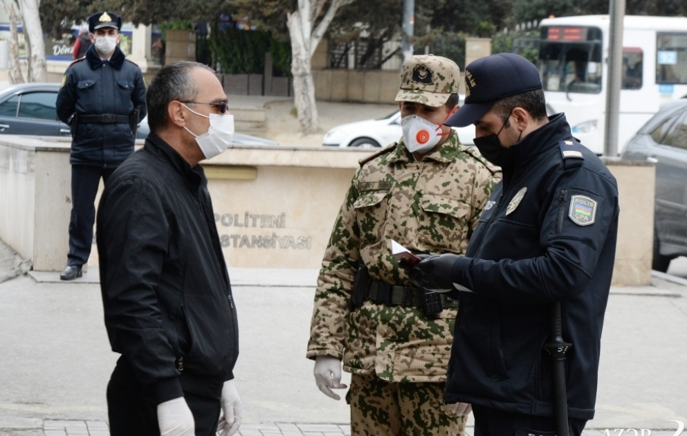 DİN: Karantin rejimini pozduqlarına görə 6 nəfər həbs edilib, 3800 nəfər inzibati cərimə olunub