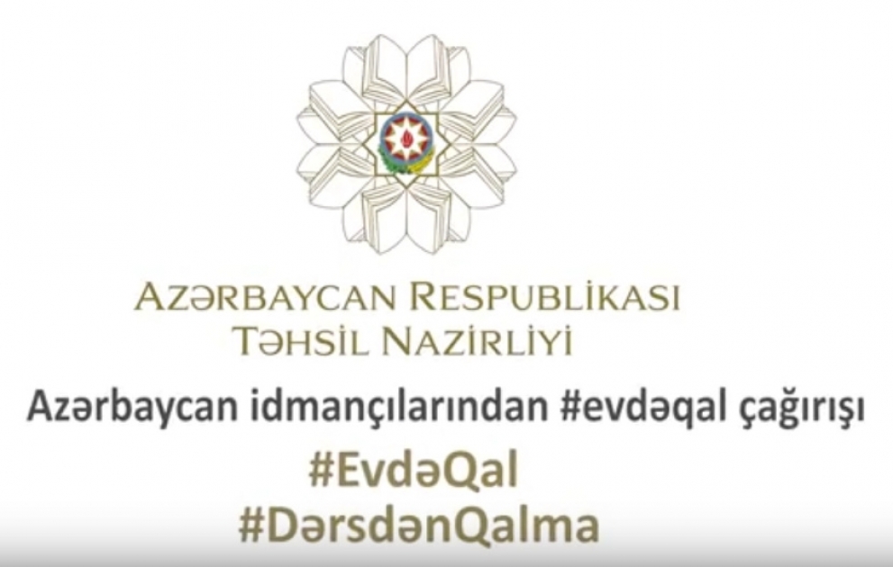 Azərbaycan idmançılarından #EvdəQal çağırışı