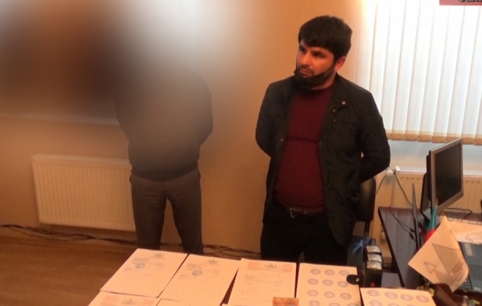 Saxta arayışlar satan şirkət rəhbəri saxlanılıb