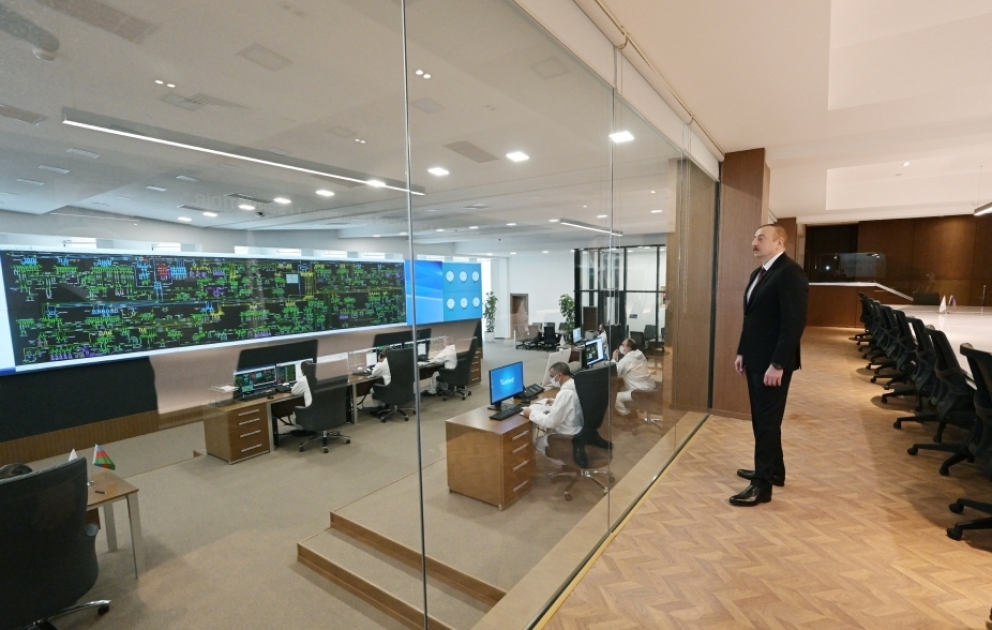 President Ilham Aliyev inaugurated newly-reconstructed main administrative, scientific, educational and laboratory complex of AzerEnergy OJSC