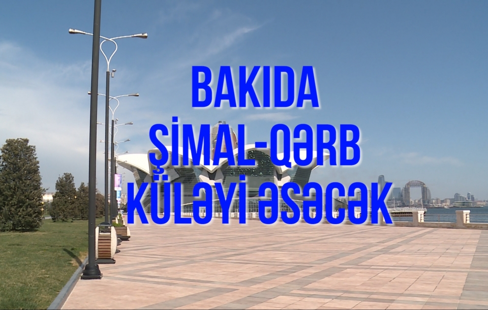 Bakıda şimal-qərb küləyi əsəcək