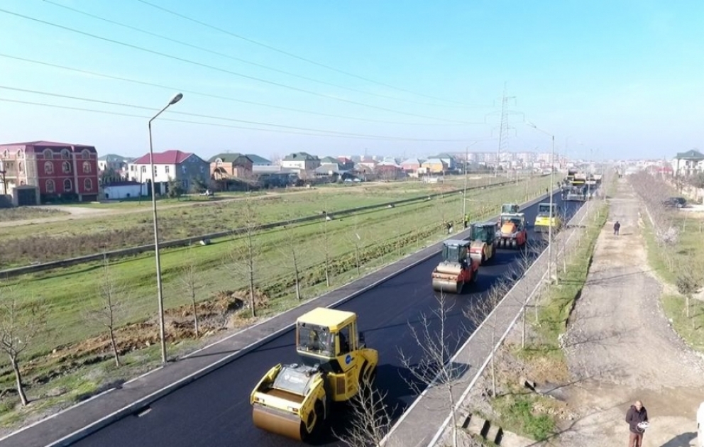 Abşeron rayonunda 23 küçə və yol təmir olunur