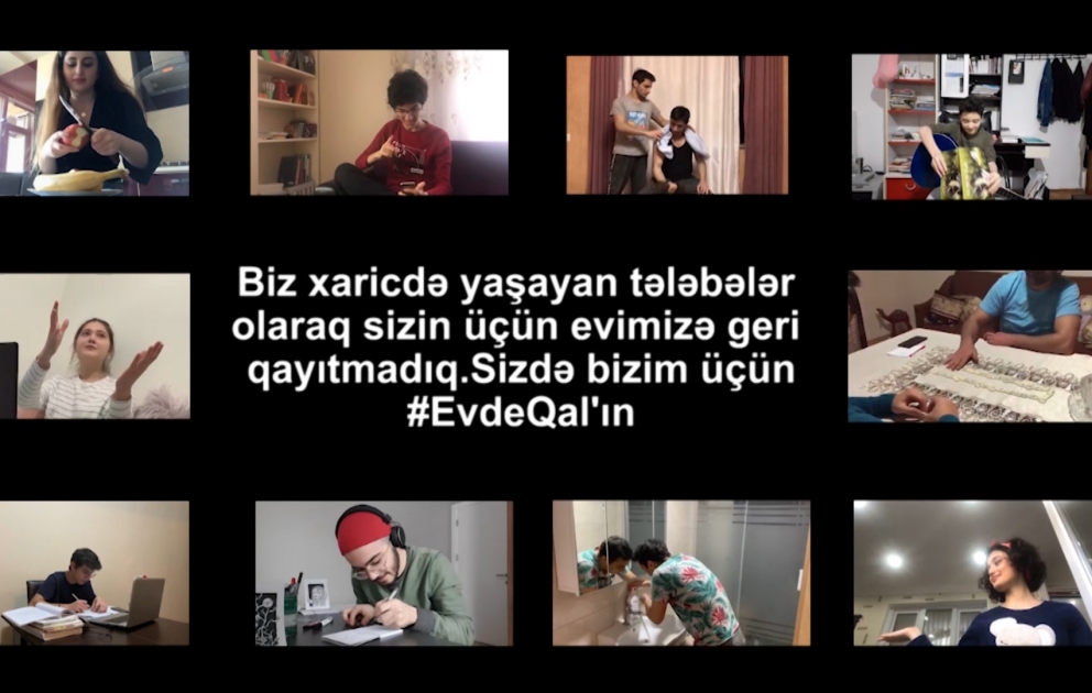 Türkiyədə təhsil alan azərbaycanlı gənclər videoçarx hazırlayıblar