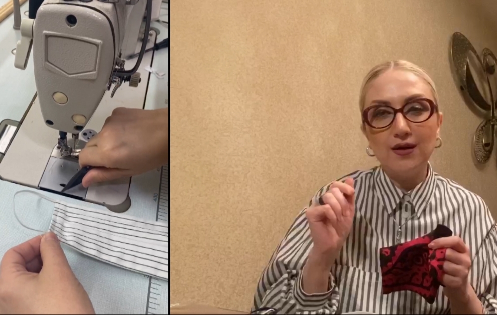 Gülnarə Xəlilova: 1000-ə yaxın maska ehtiyacı olan insanlara hədiyyə edilib