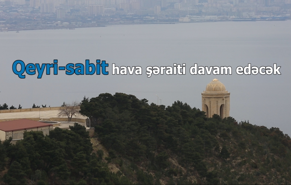 Ölkə ərazisində qeyri-sabit hava şəraiti davam edəcək