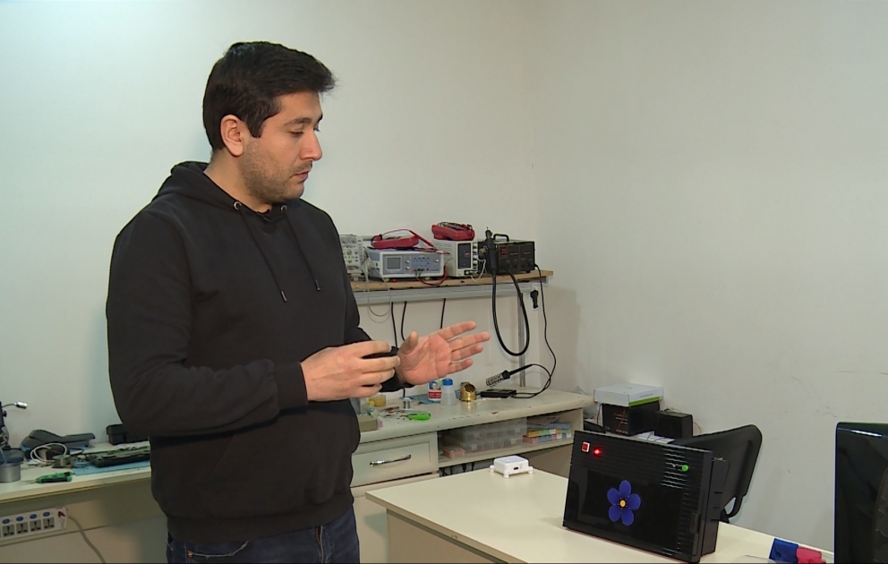 Kiçik əşyaları dezinfeksiya etmək üçün xüsusi cihaz hazırlanıb