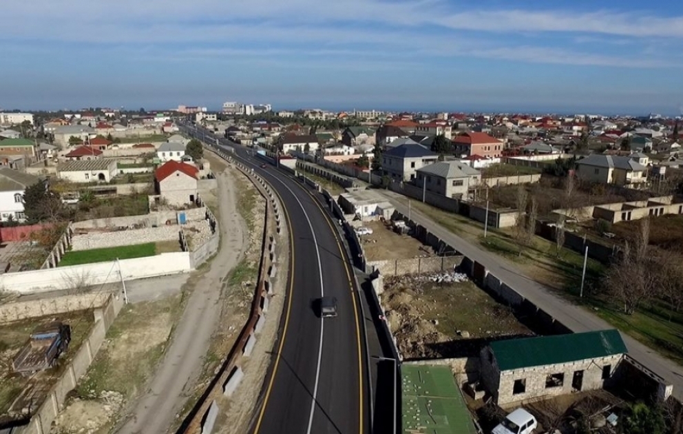 Xəzər rayonunda 34,4 kilometr yol təmir edilir