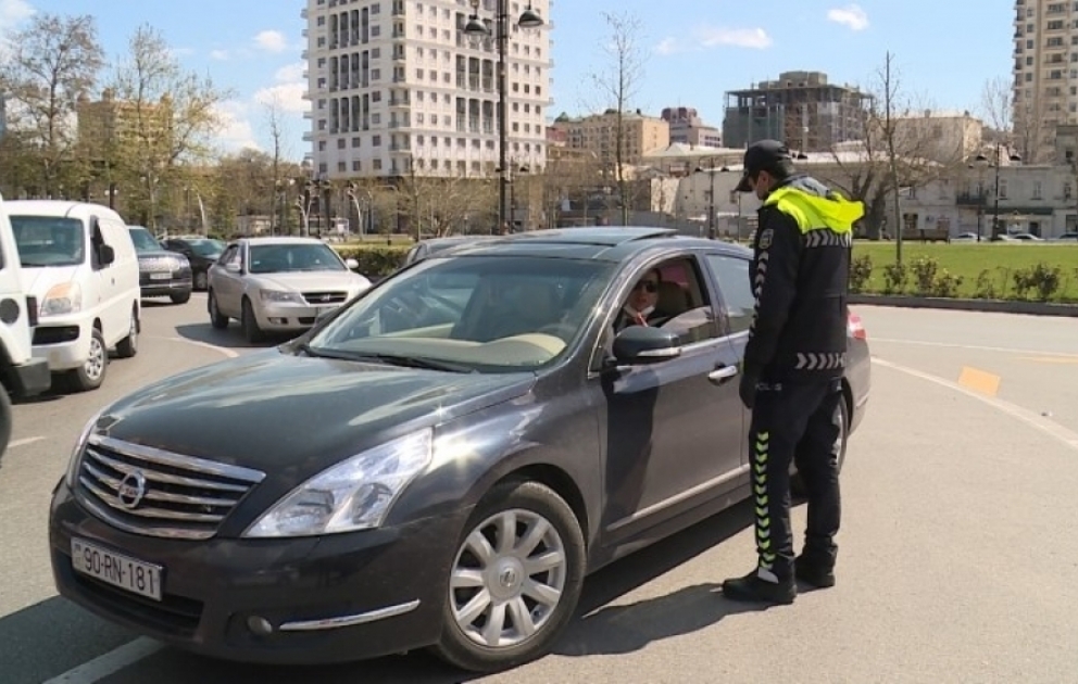 Ötən gün karantin qaydalarını pozan 967 sürücü cərimələnib