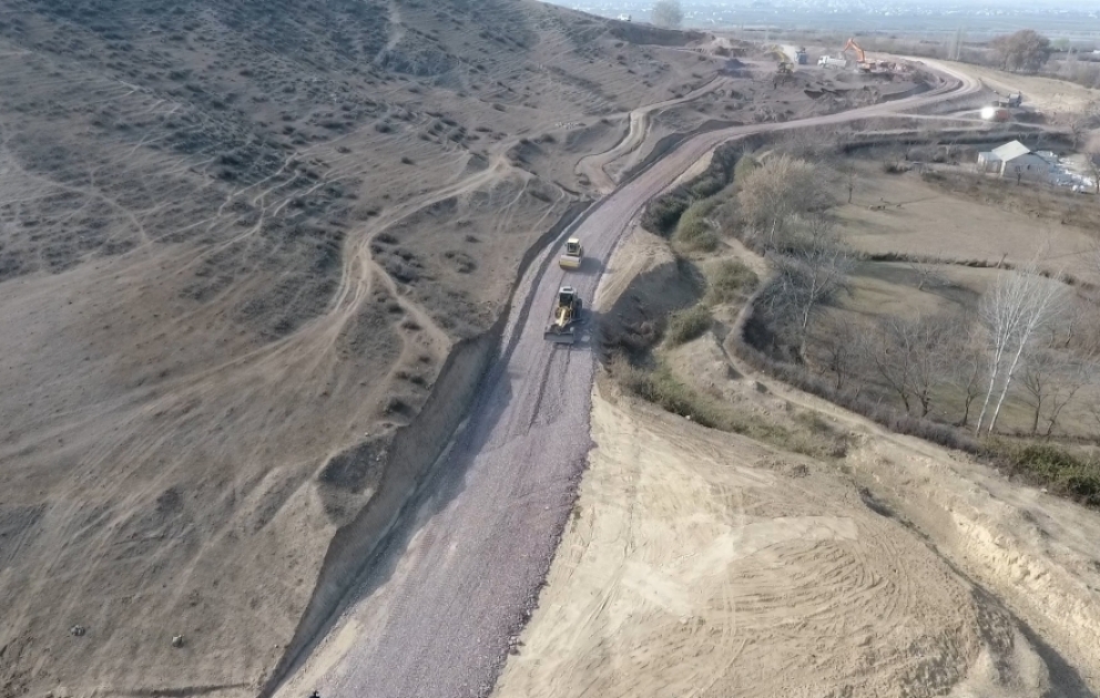 Şəmkirin Zəyəm Cırdaxan–Tatarlı avtomobil yolu yenidən qurulur