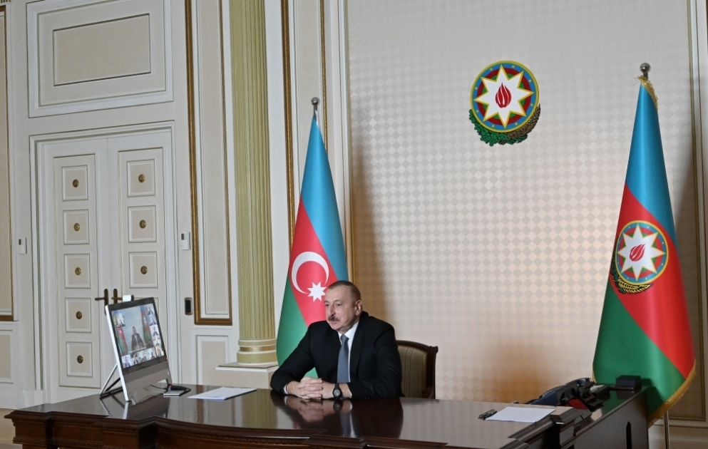 President Ilham Aliyev and President of European Bank for Reconstruction and Development held videoconference
