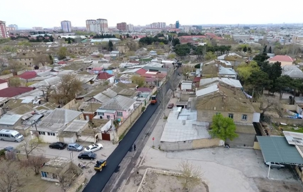 Sumqayıtda 21,4 kilometrlik küçə və yollar təmir edilir