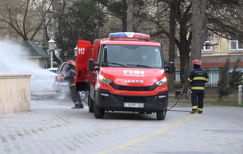 FHN dezinfeksiya işlərini davam etdirir