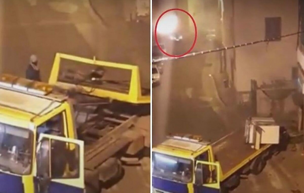 Полицейские застали воришек за погрузкой банкомата в Италии