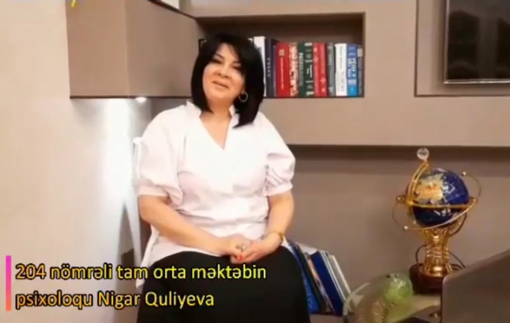 “Məktəb psixoloqundan tövsiyələr” - Həyəcan və aqressiyanın korreksiyası