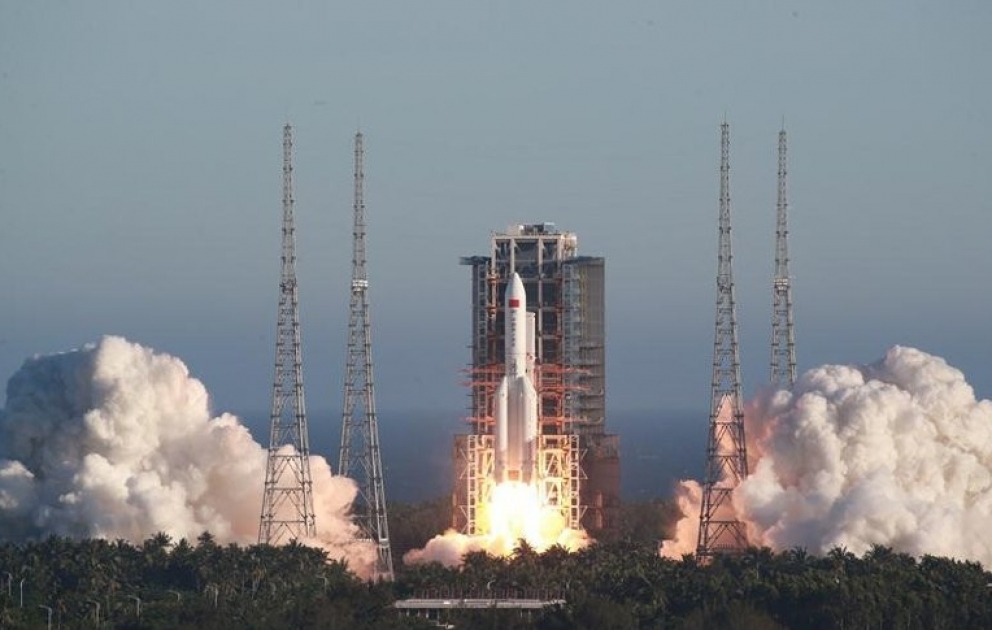 La Chine lance une fusée porteuse Longue Marche-5B