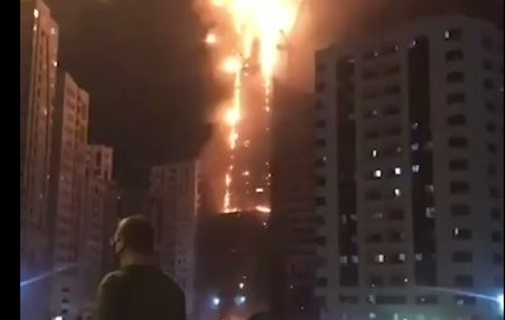 Пожар взят под контроль в небоскребе в ОАЭ