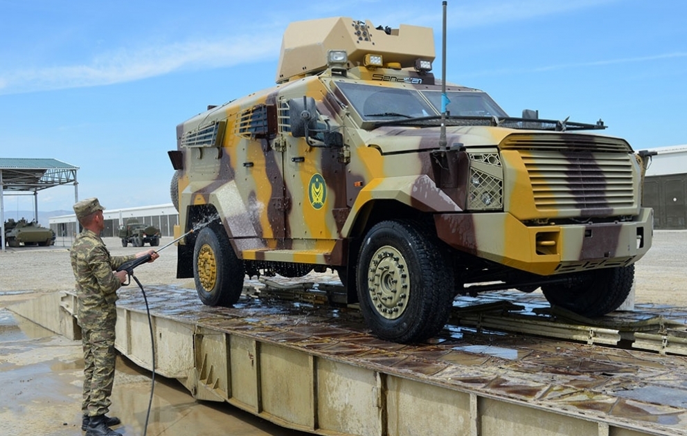 Weapons and military equipment are transferring into the summer operation mode