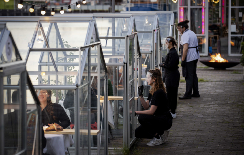 Ce restaurant a trouvé la solution pour recevoir des clients