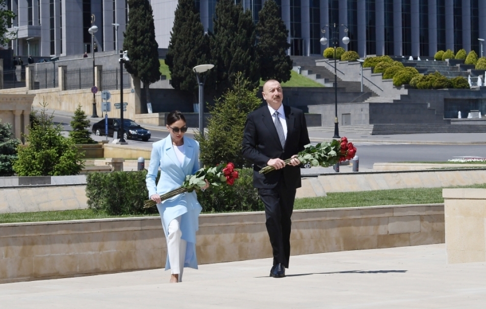 Böyük Vətən müharibəsində həlak olan Azərbaycan övladlarının xatirəsi ehtiramla anılıb