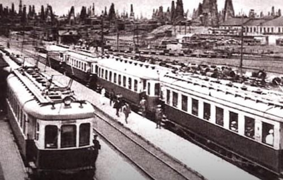 Первая электричка в СССР появилась в Азербайджане