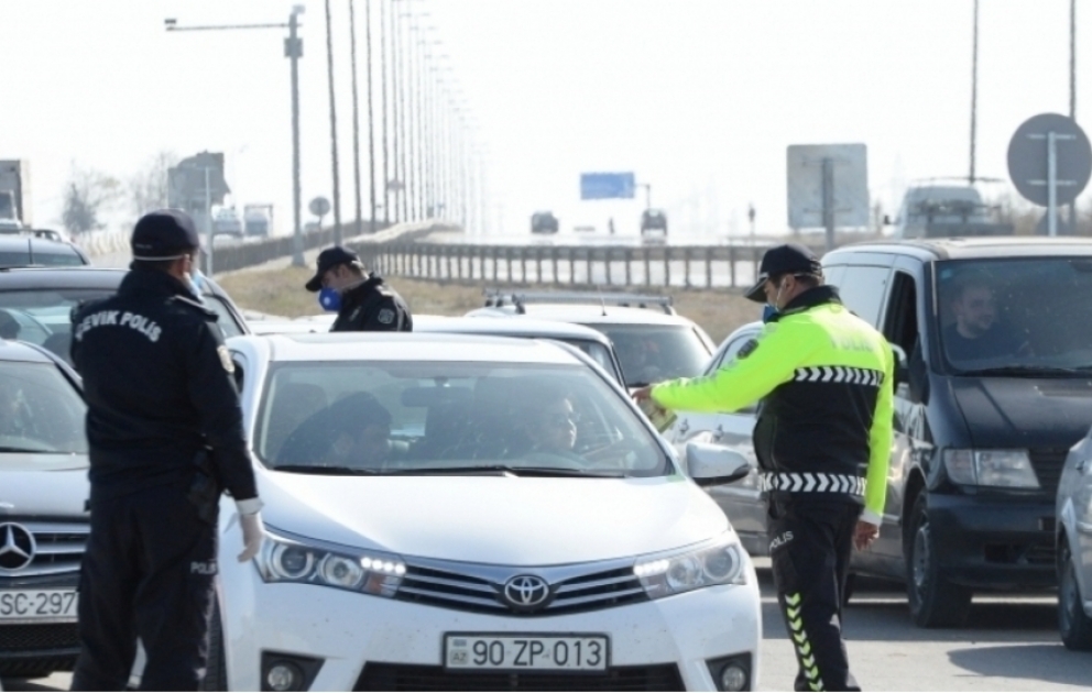 Karantini pozan 739 sürücü cərimələndi