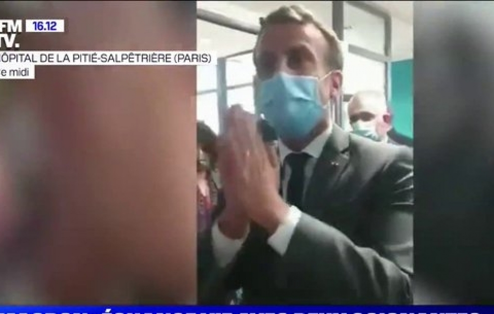 "On ne croit plus en vous": vif échange entre Emmanuel Macron et des soignantes de l'hôpital de la Pitié-Salpêtrière