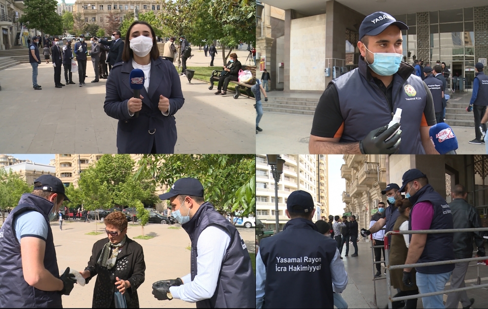 Yasamal RİH vətəndaşlara pulsuz maska payladı