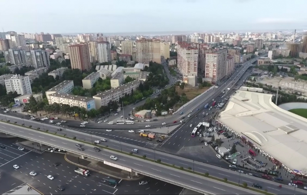 В Баку завершились работы в районе круга «20 Января»